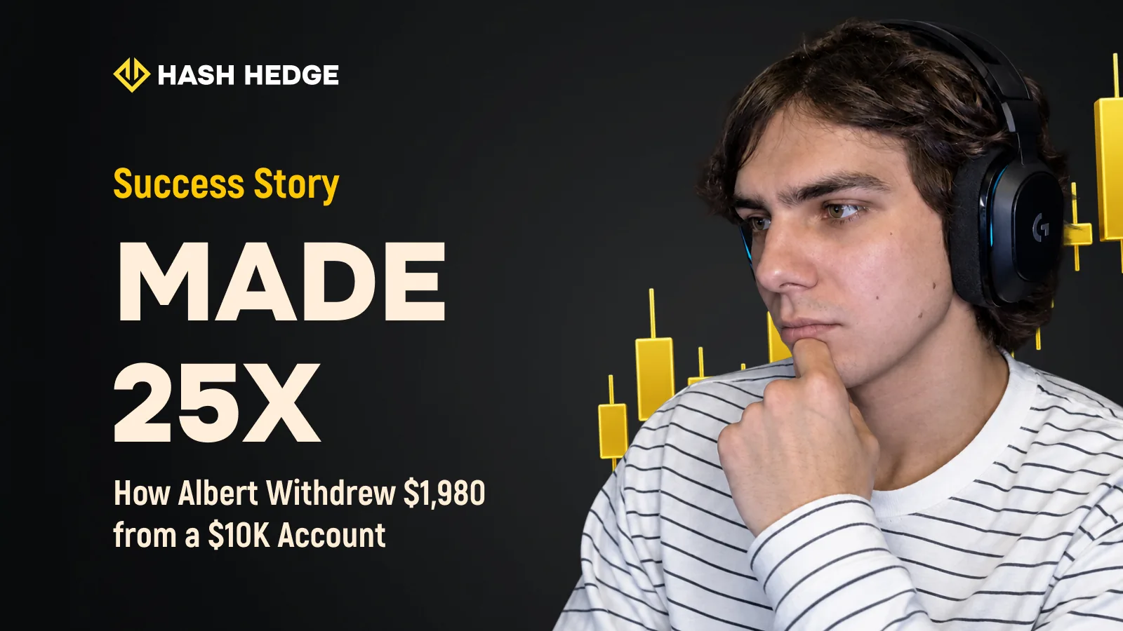Bought One Challenge for $79 and Withdrew $1,980 from It: Albert’s Story